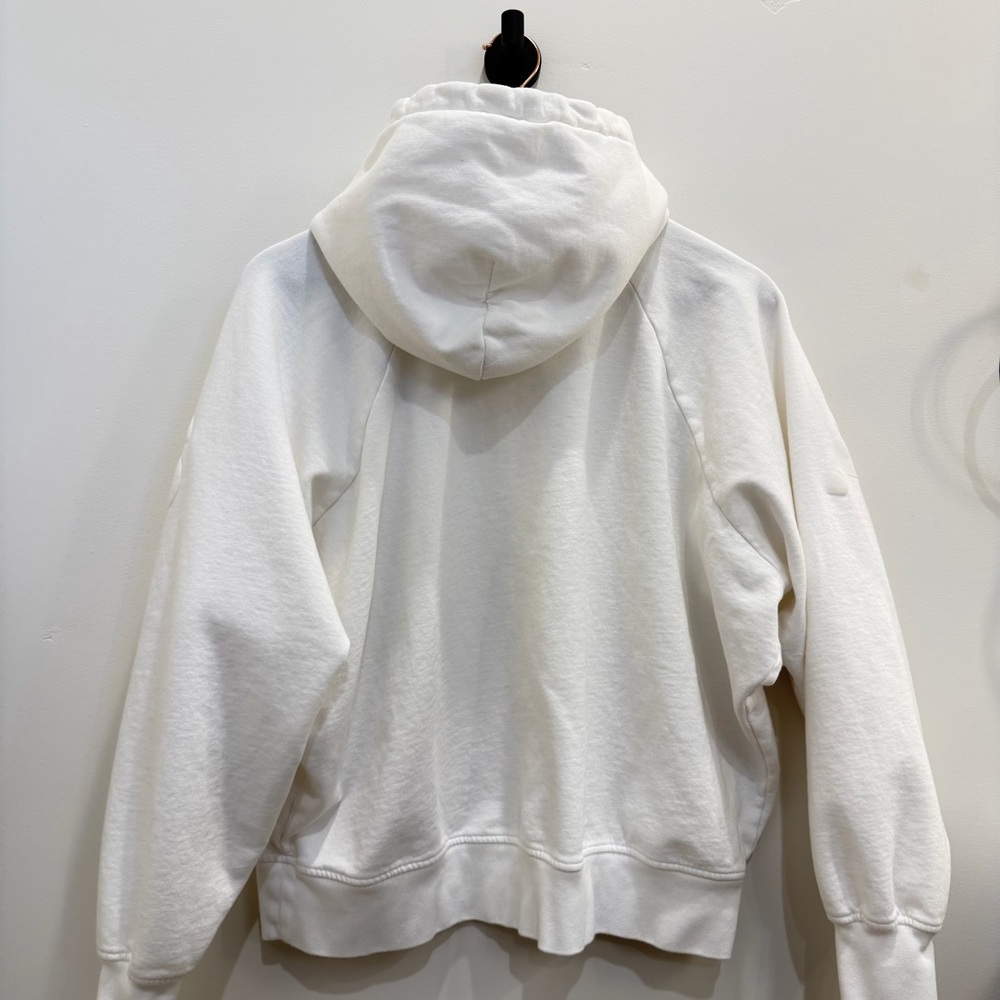 NWT AllSaints Logo Women’s White Hoodie - Picture 3 of 4